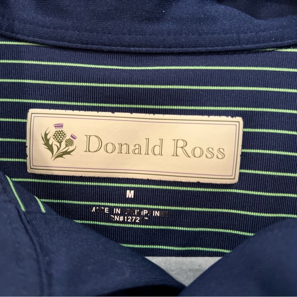 { donald ross } men’s golf shirt, medium - Picture 2 of 4